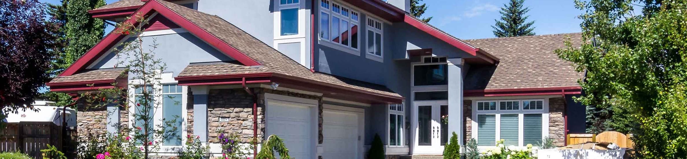 A banner image reflecting the title of the page: Exterior Painting