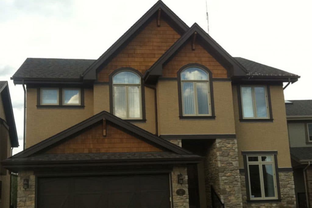 A freshly painted exterior from Mountianview Painters