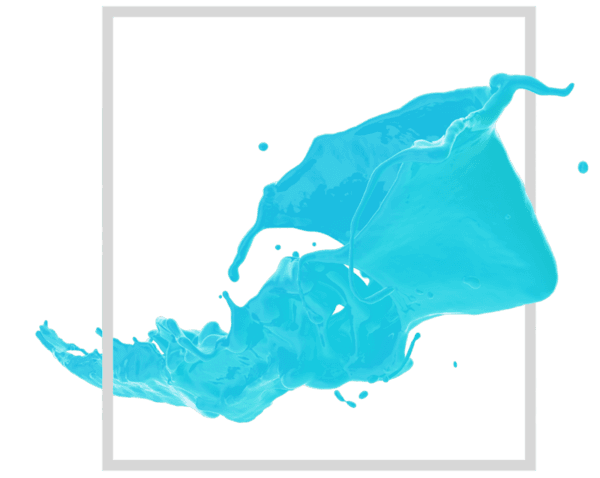 An abstract paint splash effect