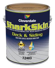 Paint Can: Cloverdale's Sharkskin Emulsion Stain:
