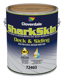 Paint Can: Cloverdale's Sharkskin Emulsion Stain: